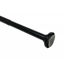 Tringle extensible entre 2 murs sans percage Noir - 140 à 260 cm - Noir