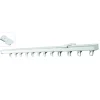 UNIRAIL - Tringle Rail en Aluminium Blanc - L. 1,00 m