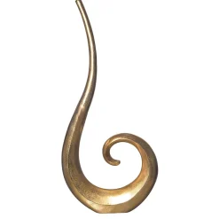 Vase à Fleurs Décorative 100 cm Aluminium Spirale de Sol Métal XXL FineBuy