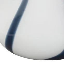 Vase Allen blanc verre 23x22x29cm