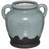Vase amphore en Céramique Vert céladon D 20 x H 19,5 cm
