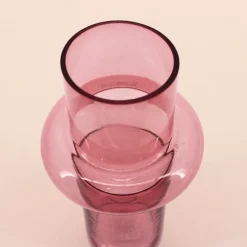 Vase anneau en verre 25cm, Gorka