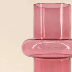 Vase anneau en verre 25cm, Gorka