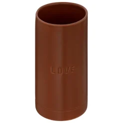 Vase Avi en céramique H20cm marron caramel - Atmosphera