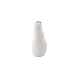 Vase Buste en Céramique "Romie" 28cm Blanc Cassé