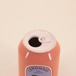 Vase canette limonade rose 11cm