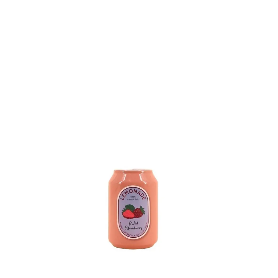 Vase canette limonade rose 11cm