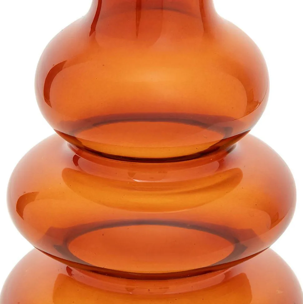 Vase Clothilde ambre H22cm - Atmosphera