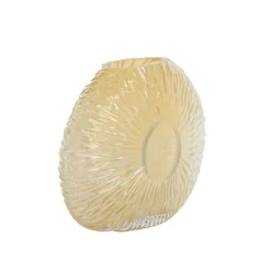 Vase Concha verre jaune 24x10x33cm