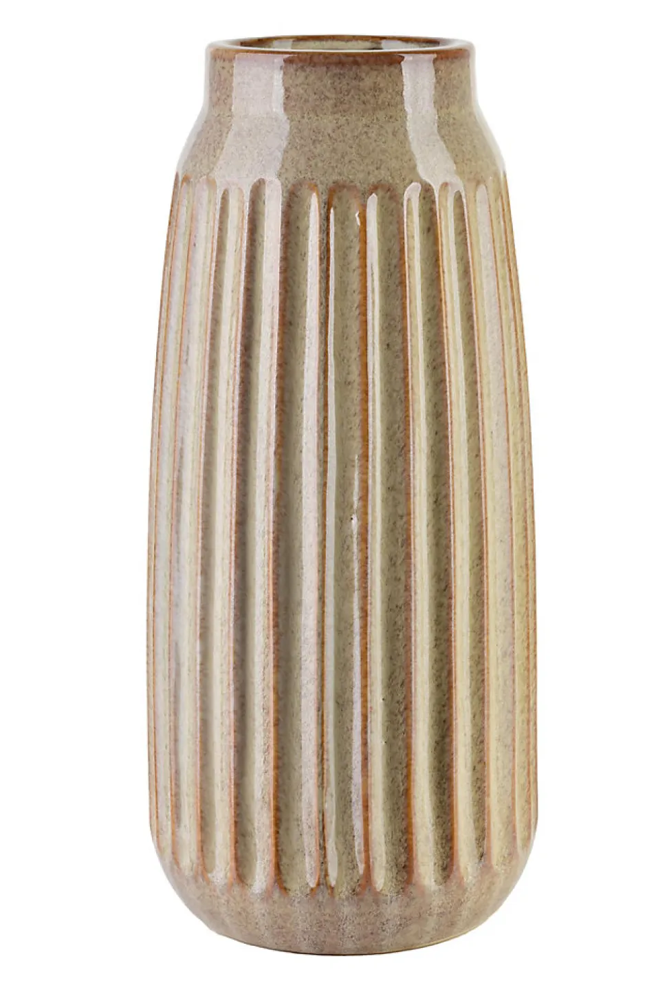Vase Céramique ARINA Arina 16x16x35,5 cm Beige 1 pièce