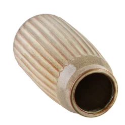 Vase Céramique ARINA Arina 16x16x35,5 cm Beige 1 pièce