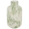 Vase Déco en Verre "Arvo" 21cm Vert