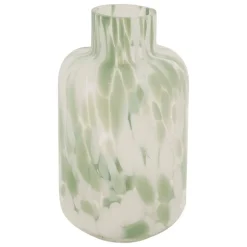 Vase Déco en Verre "Arvo" 21cm Vert