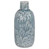 Vase Décoratif Poppy, Bleu, Grès, 12x12x26 cm, Seven Design