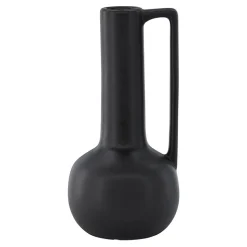 Vase Design en Céramique "Allis" 36cm Noir