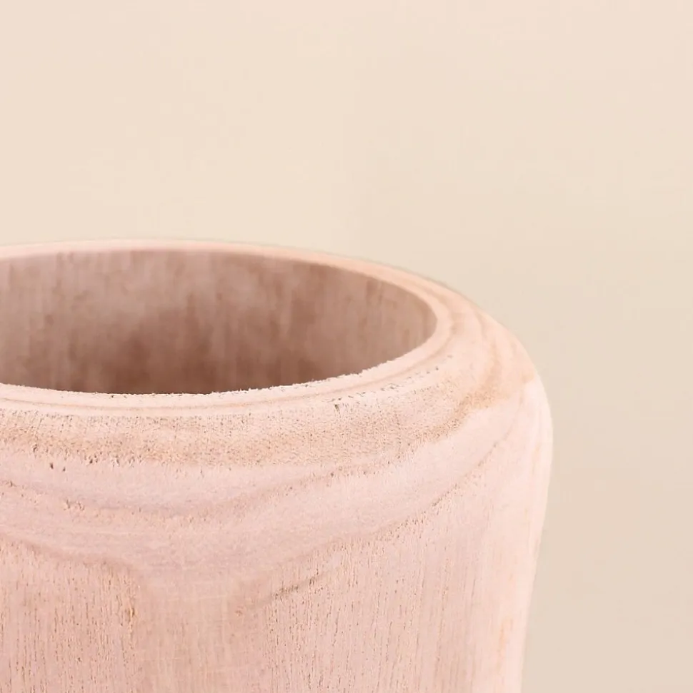 Vase en bois brut 48cm, Dakar - Ornami