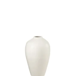 Vase en céramique blanc 22x22x35 cm