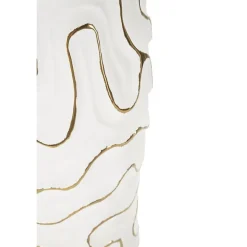 Vase en céramique blanche 16x32.5 cm