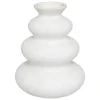 Vase en céramique H20cm blanc - Atmosphera