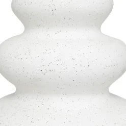 Vase en céramique H20cm blanc - Atmosphera