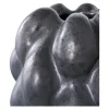 Vase en céramique noire élégante - Dimensions 14x15x19 cm