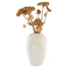 Vase en céramique sableux de 12,5x13x19,5 cm - Élégance et Style