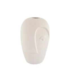 Vase en céramique sableux de 12,5x13x19,5 cm - Élégance et Style