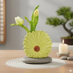 Vase en forme de fleur design et moderne