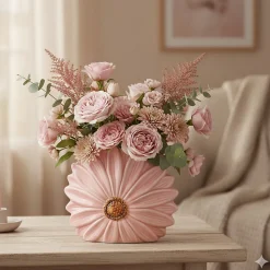 Vase en forme de fleur design et moderne