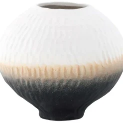 Vase en grès Pane 24x21 cm - Beige