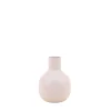 Vase en métal beige 15x10cm, Cléo
