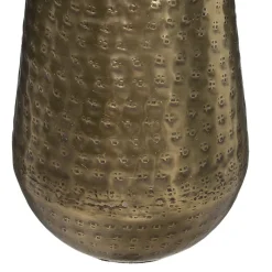Vase en métal Oasis l.15 x H.23 cm doré brillant Atmosphera