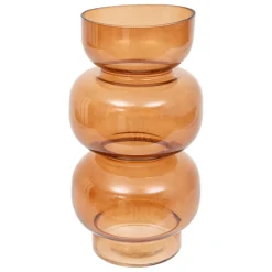 Vase en verre Be Vintage ambré H.25cm Atmosphera