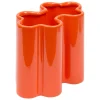 Vase Flow orange H17,2cm - Atmosphera
