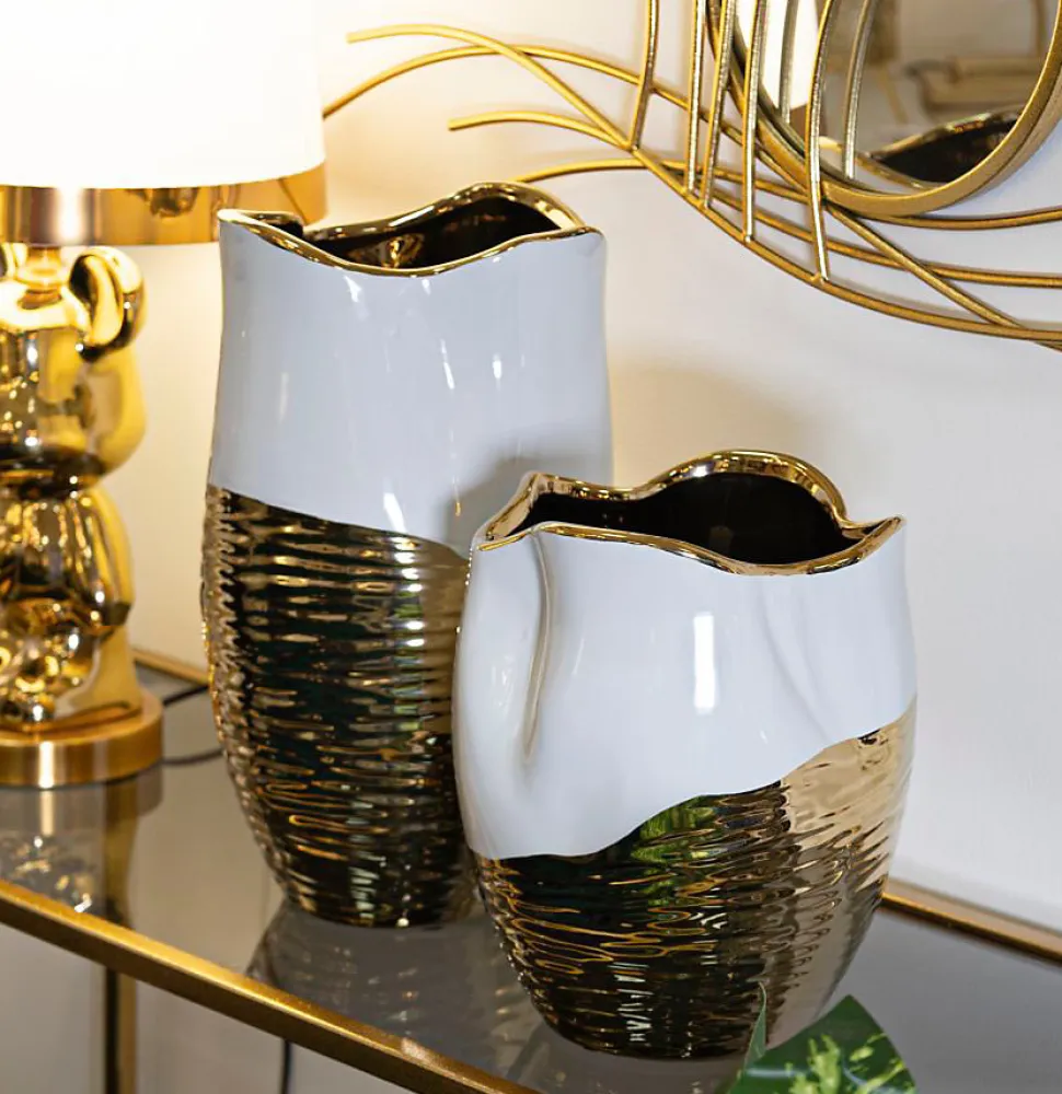 Vase Lux Décoration luxueuse Diamètre 20 x 35 cm