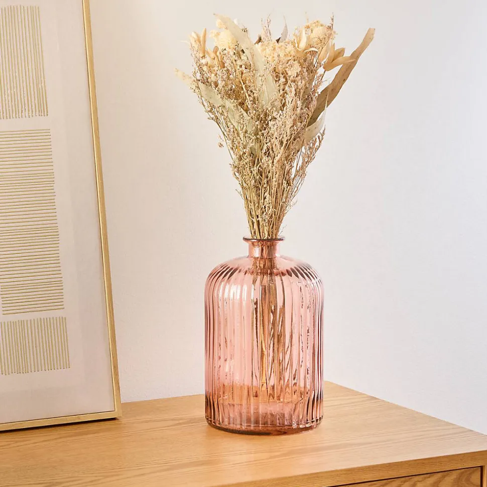 Vase Luz rose H23cm - Atmosphera