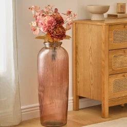 Vase Luz rose H72cm - Atmosphera