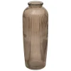 Vase Luz verre recyclé marron H72cm - Atmosphera
