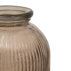 Vase Luz verre recyclé marron H72cm - Atmosphera