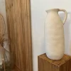 Vase ou pichet en céramique Beige