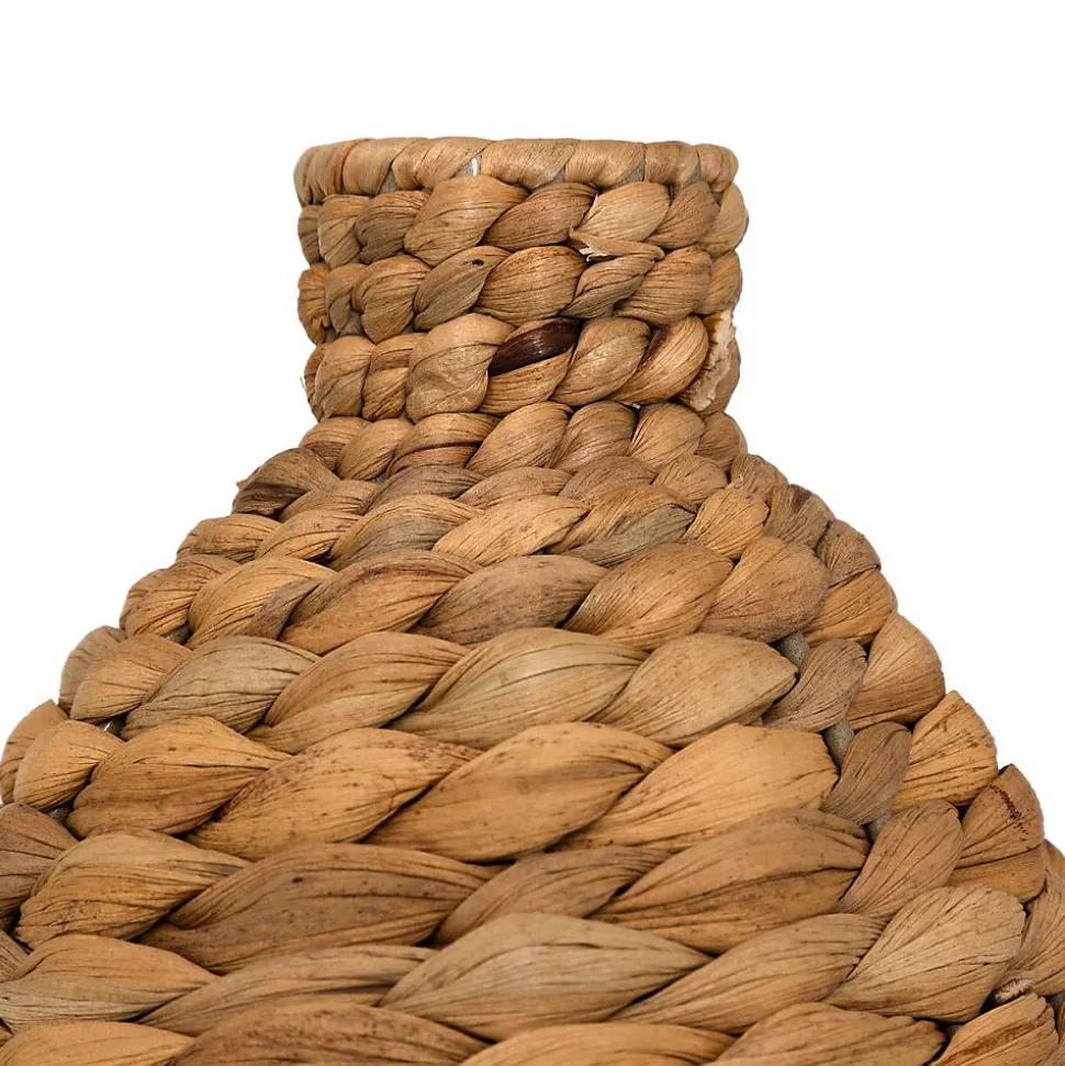 Vase Percy fibre végétale beige H58cm - Atmosphera