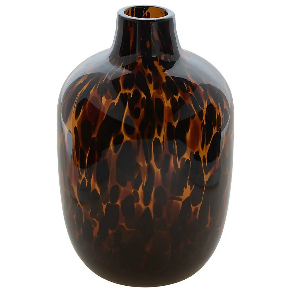 Vase Roen ambre H25,5cm - Atmosphera