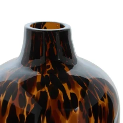 Vase Roen ambre H25,5cm - Atmosphera