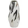 Vase Sky argent H28,5cm - Atmosphera