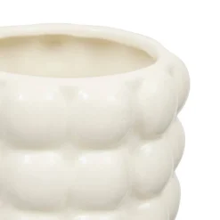 Vase Sky H23cm- Ecru- Atmosphera