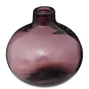 Vase Soliflore en Verre Prune D 12 cm