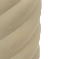 Vase torsadé Coby céramique vert clair H25,5cm - Atmosphera