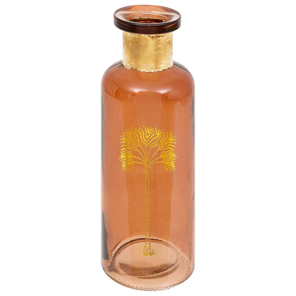 Vase Tropical boudoir H22cm ambre - Atmosphera