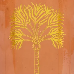 Vase Tropical boudoir H22cm ambre - Atmosphera