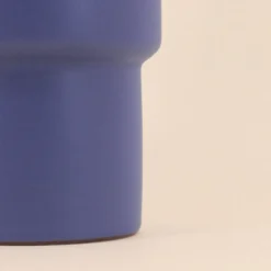 Vase tube rond 20cm, Tinien - Ornami